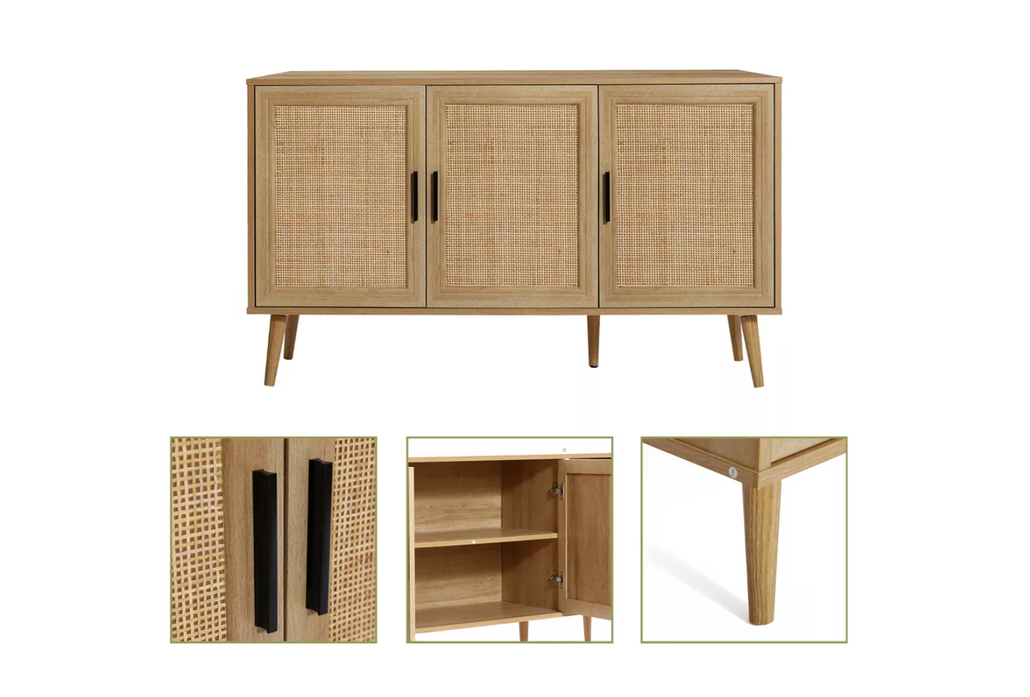 Rattan Multifunctional Storage Sideboard